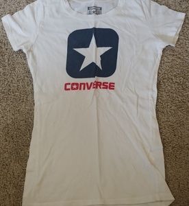 White converse tshirt